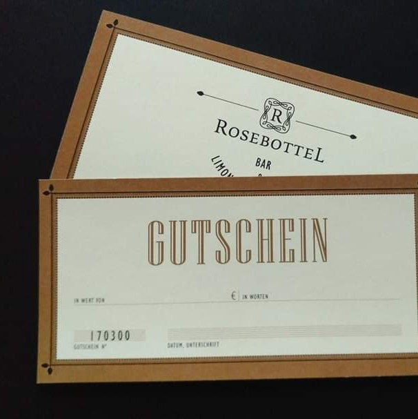 Rosebottel Gutschein 20.- EUR