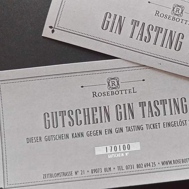 Gin Tasting Gutschein